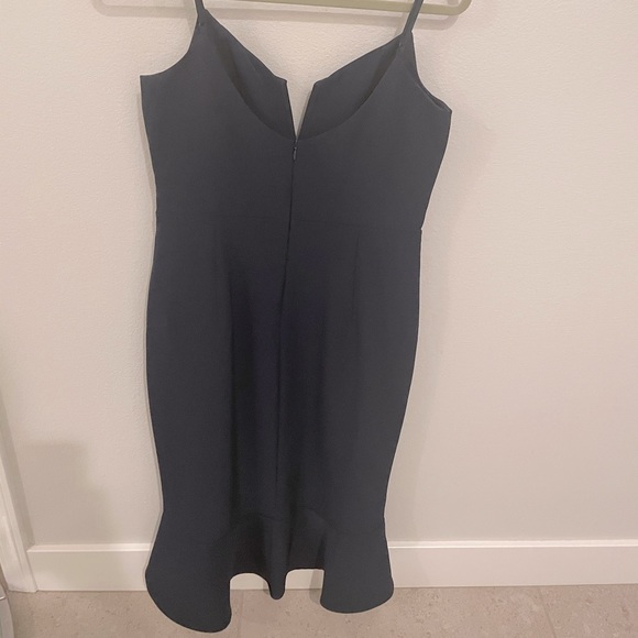 Bardot Navy Blue Cocktail Dress - Picture 2 of 4